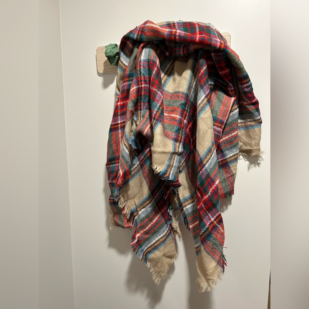 Boutique “Burberry-ish” blanket scarf